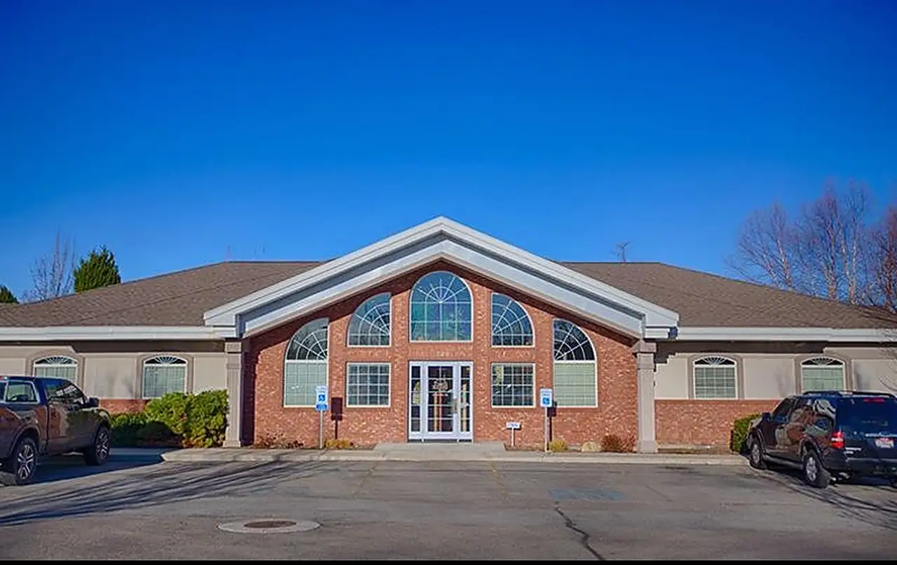 The Times Square Dental building, brick with arched windows, at 1529 S. Times Square Ct., Boise, Idaho.